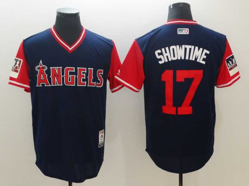 Angels 17 Shohei Ohtani Showtime Navy 2018 Players Weekend Authentic Team Jersey,We sell and wholesale Angels 17 Shohei Ohtani Showtime Navy 2018 Players Weekend Authentic Team Jersey on line form chian!